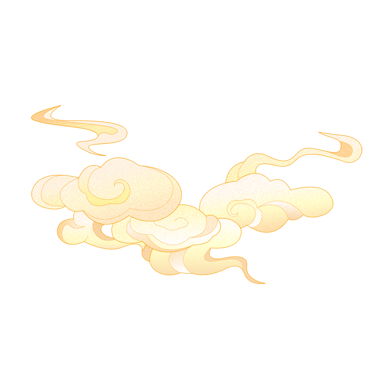 祥云元素插画