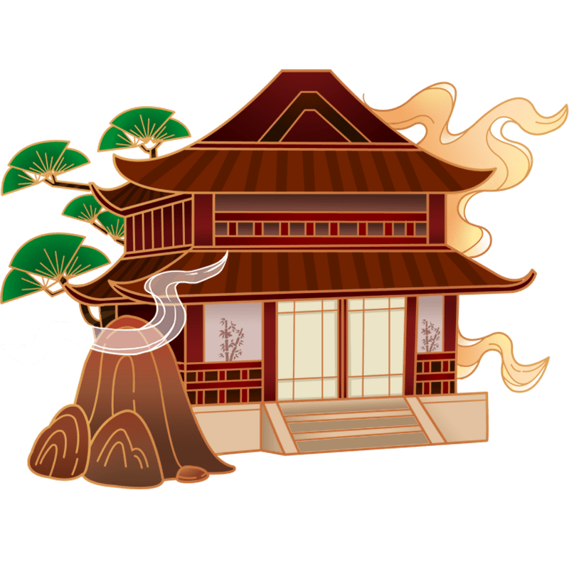 国潮建筑古风