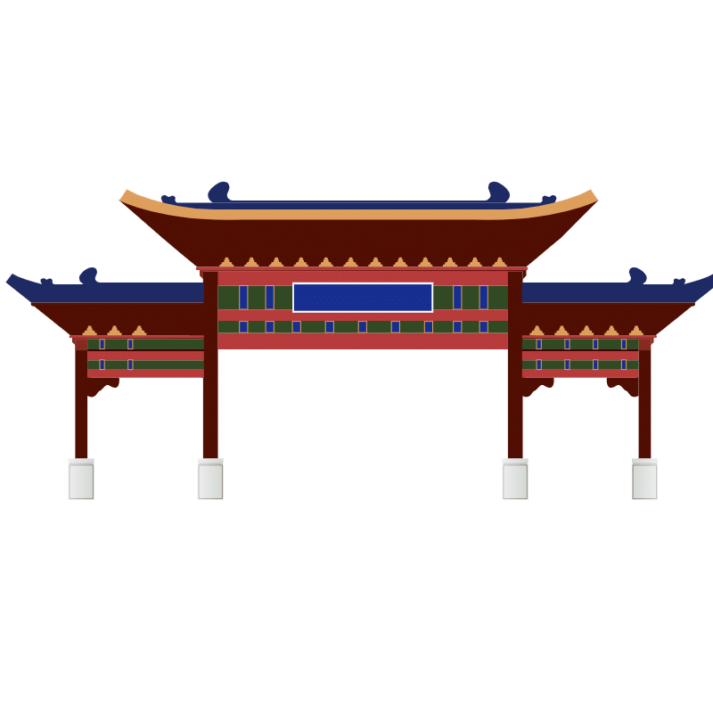 国潮风-城市牌坊