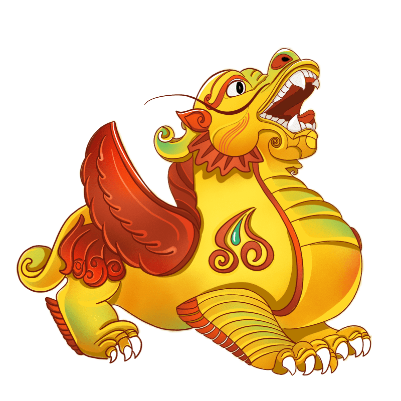 山海经神兽异兽元素