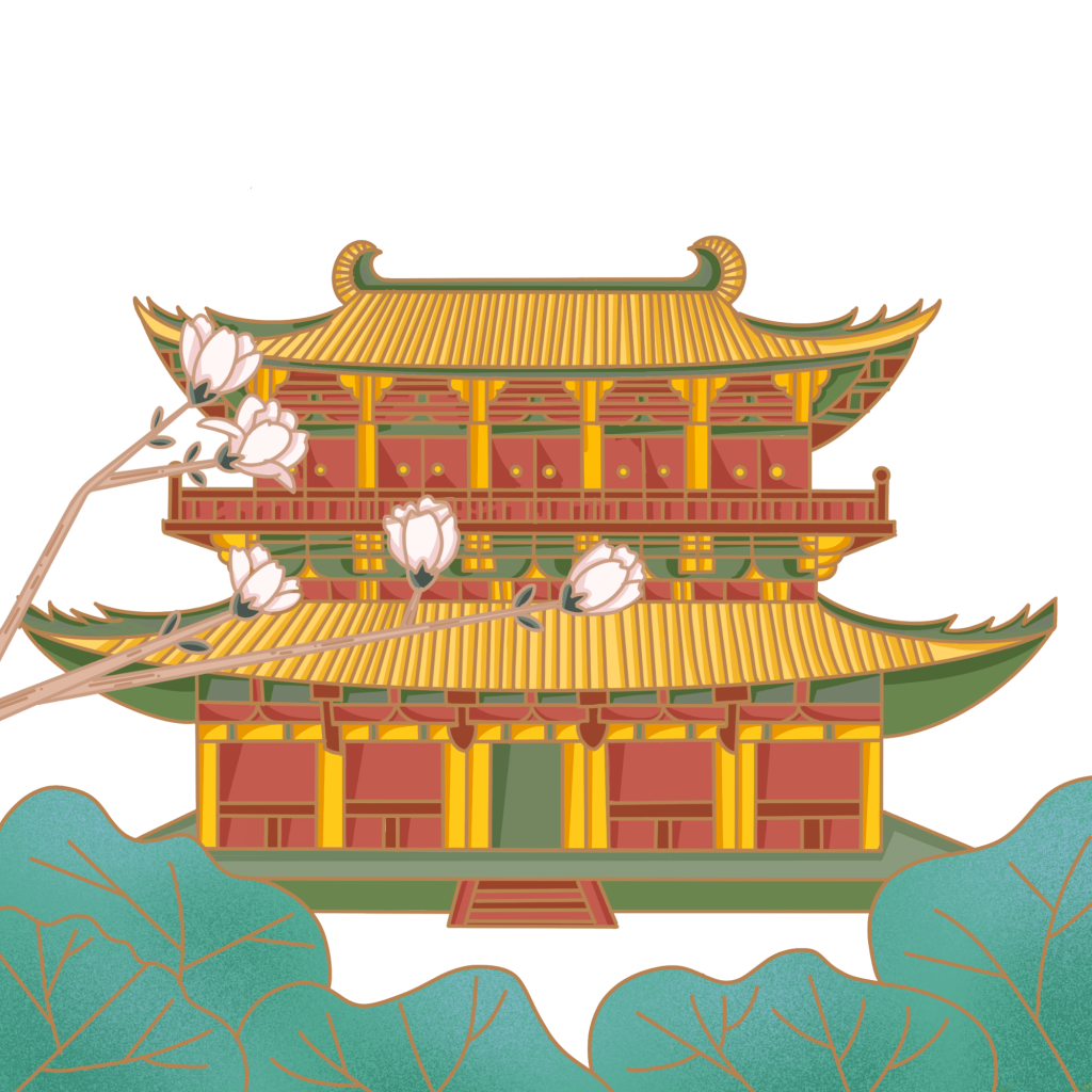 中国风古风建筑物