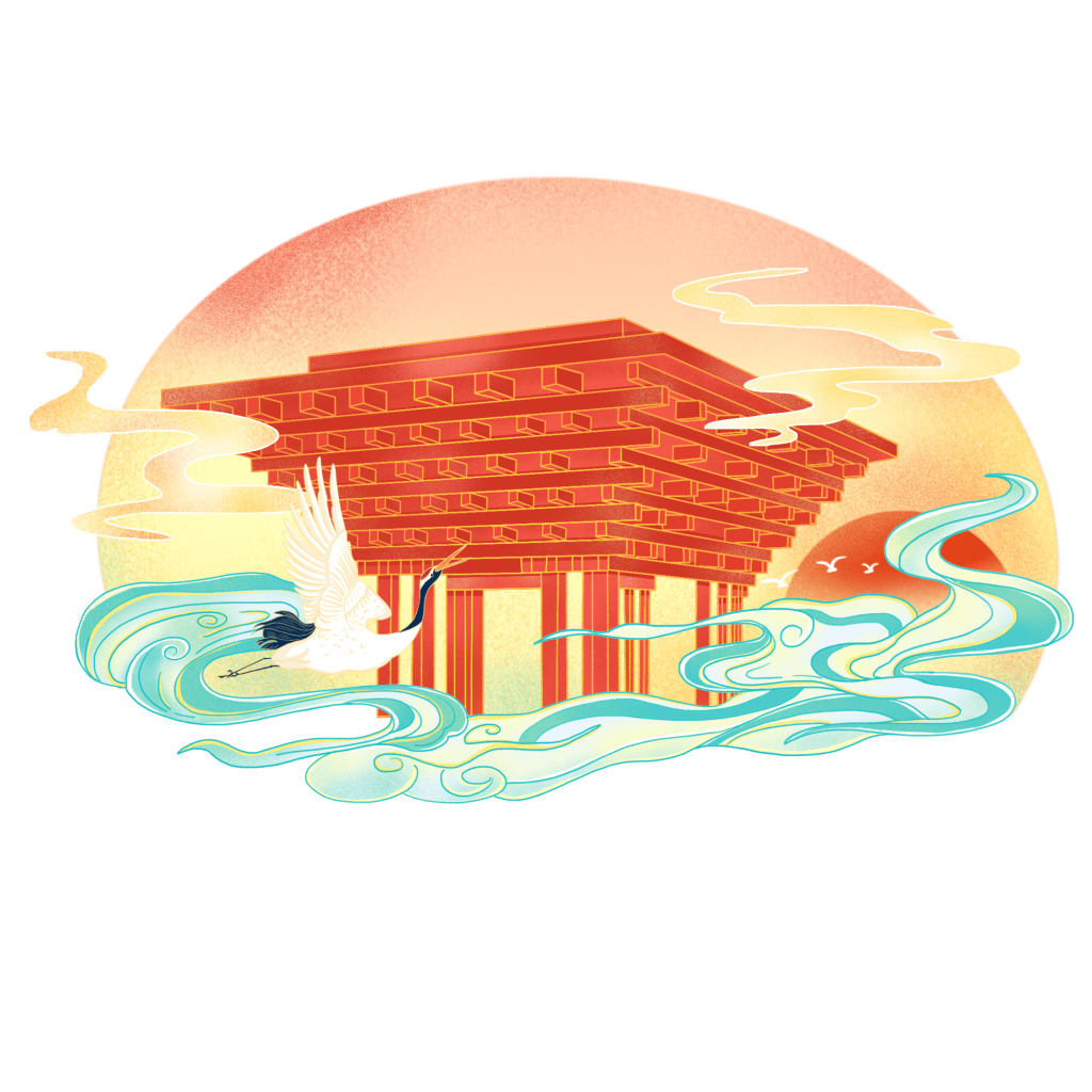 国风城市建筑地标