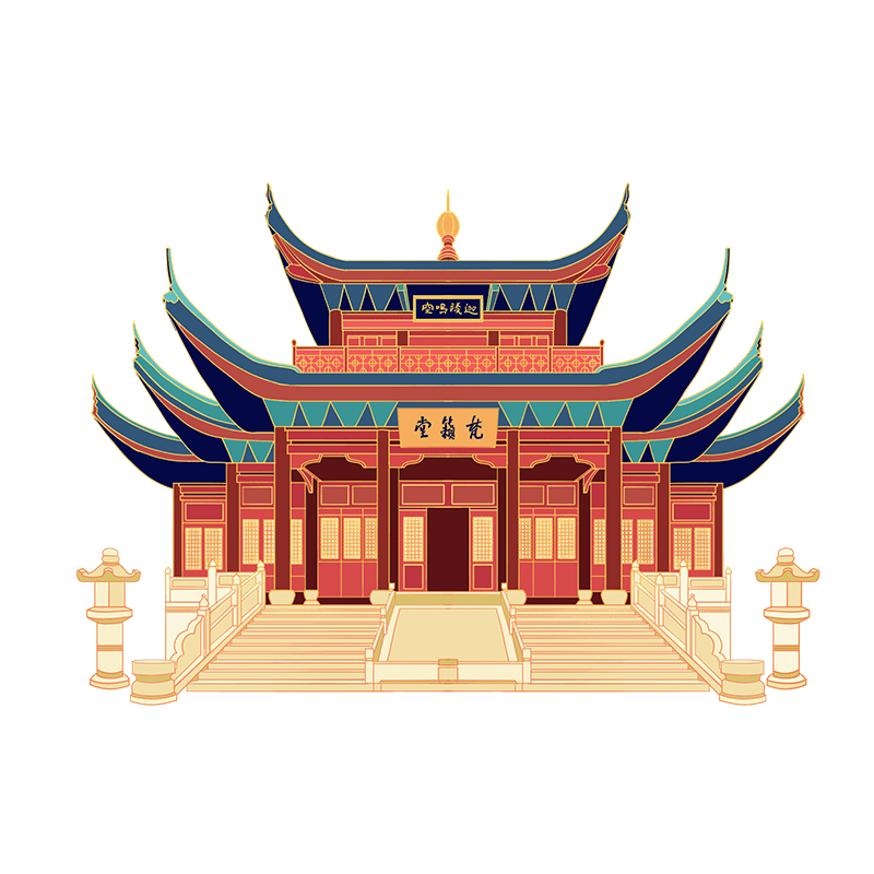 中国风建筑-灵隐寺