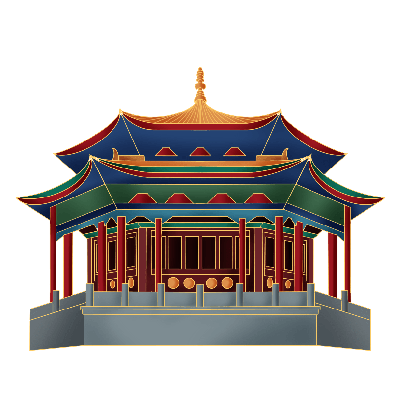 中国风古风建筑物