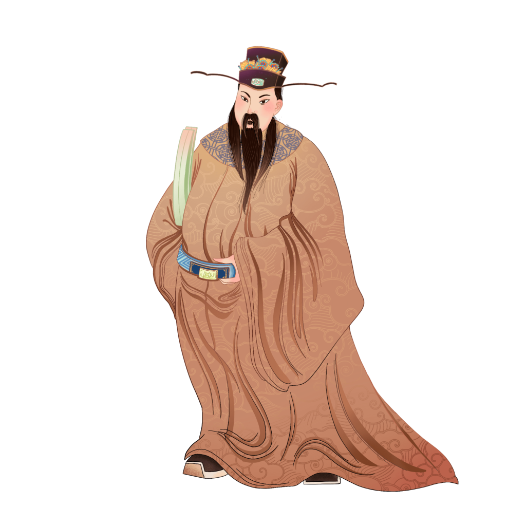 工笔画中国风人物插画