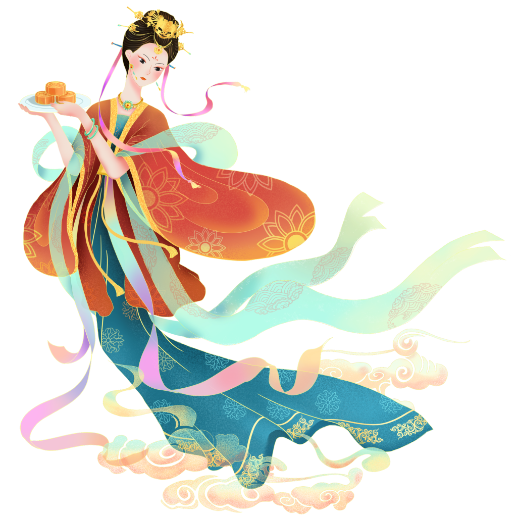 人物系列敦煌舞蹈人物