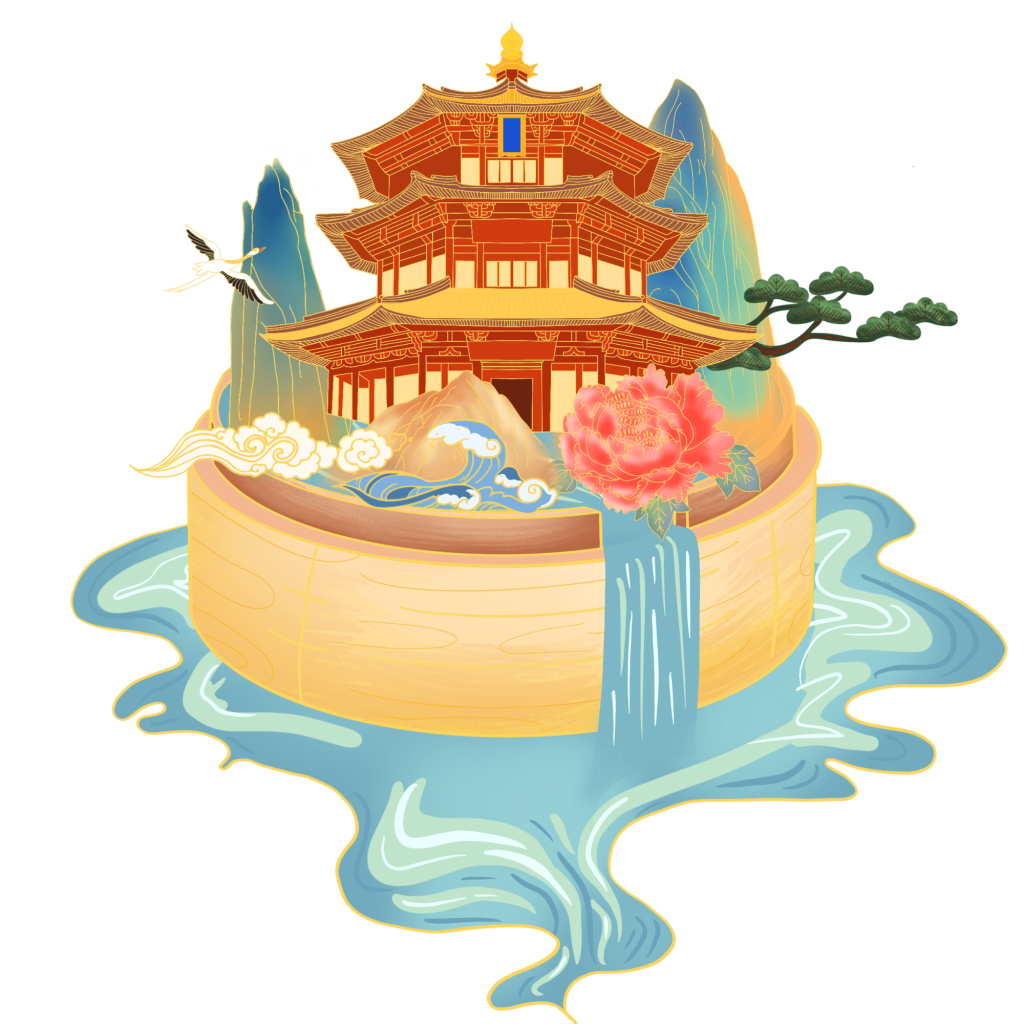 国潮风建筑