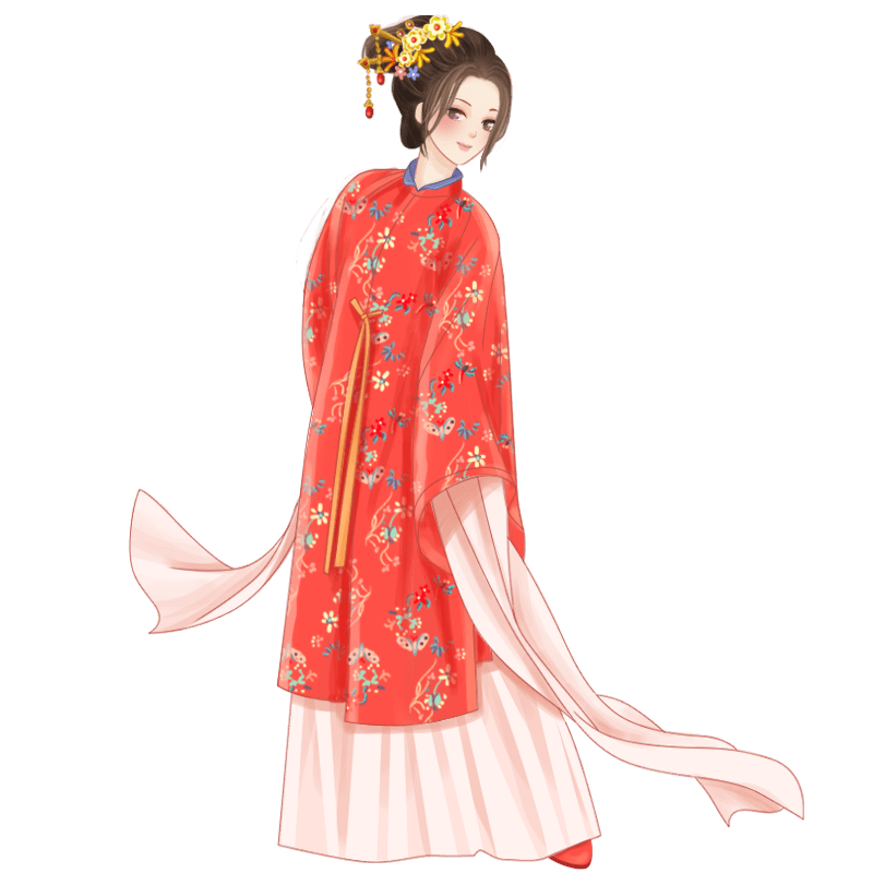 中国风-国潮古风女性插画