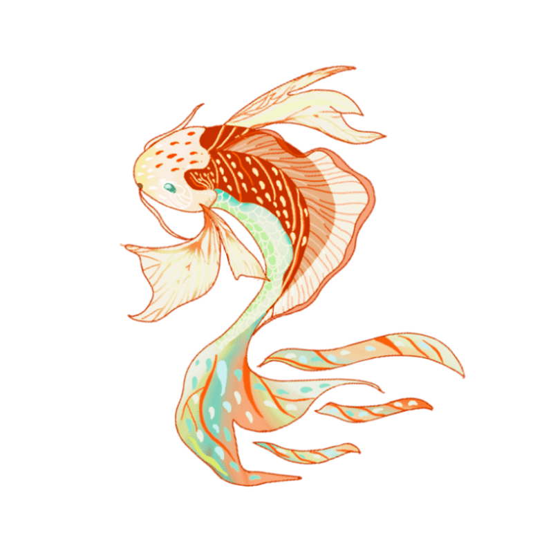 鲤鱼元素素材