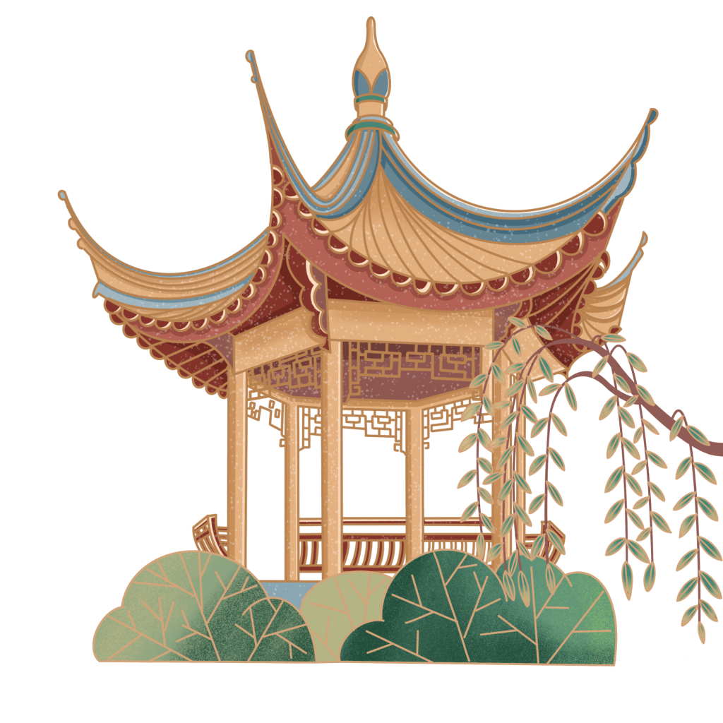 中国风古风建筑物