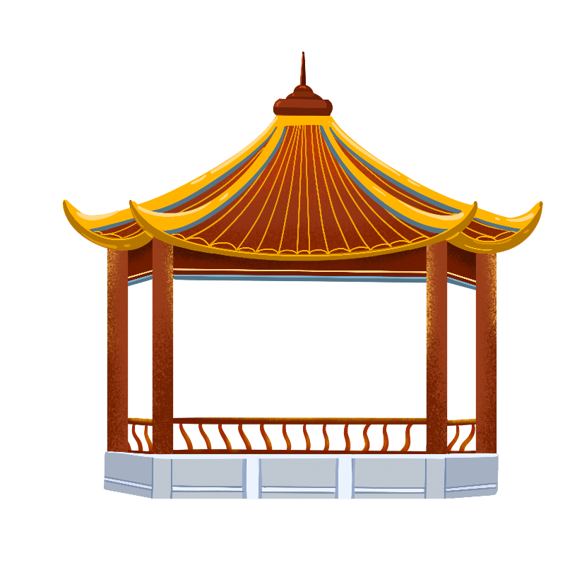 国潮古风亭子