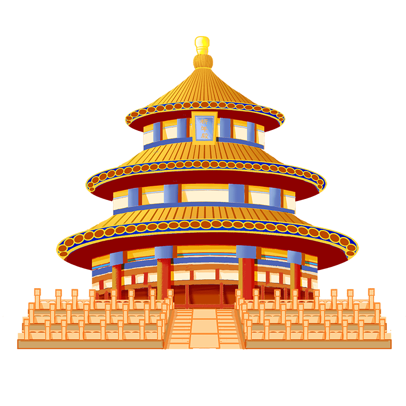 传统中国风建筑天坛