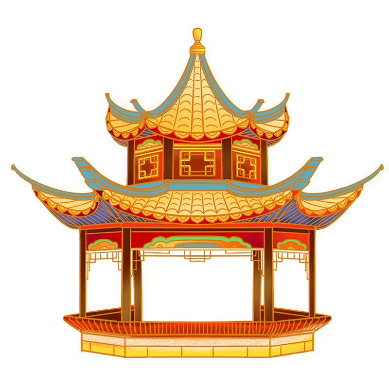 传统中国风建筑亭子