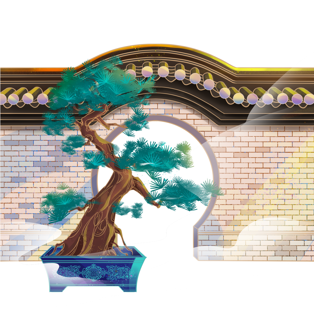 国潮建筑-拱门
