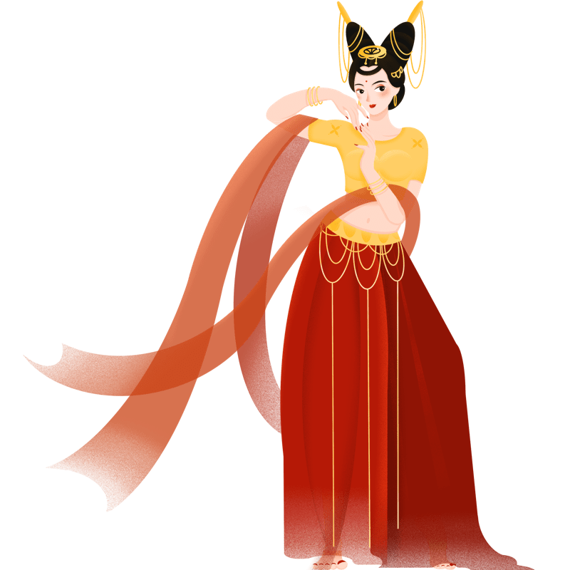 人物插画-仕女图