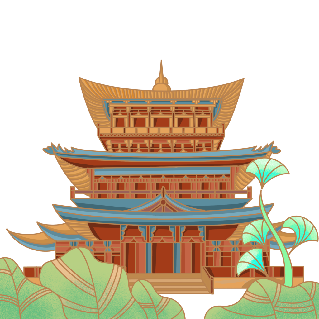 中国风古风建筑物