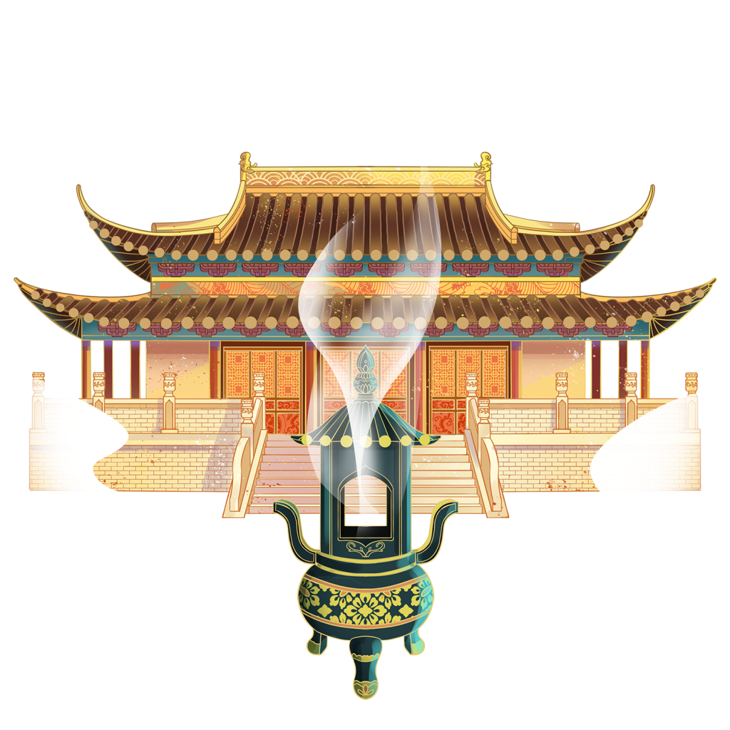中国风建筑亭子-大门