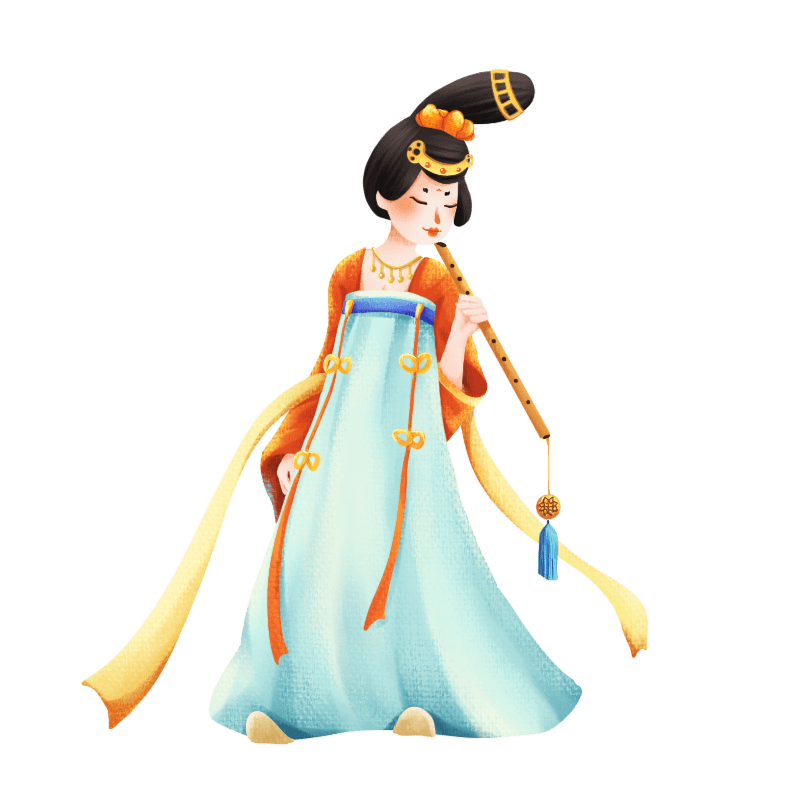 人物插画-古风女生