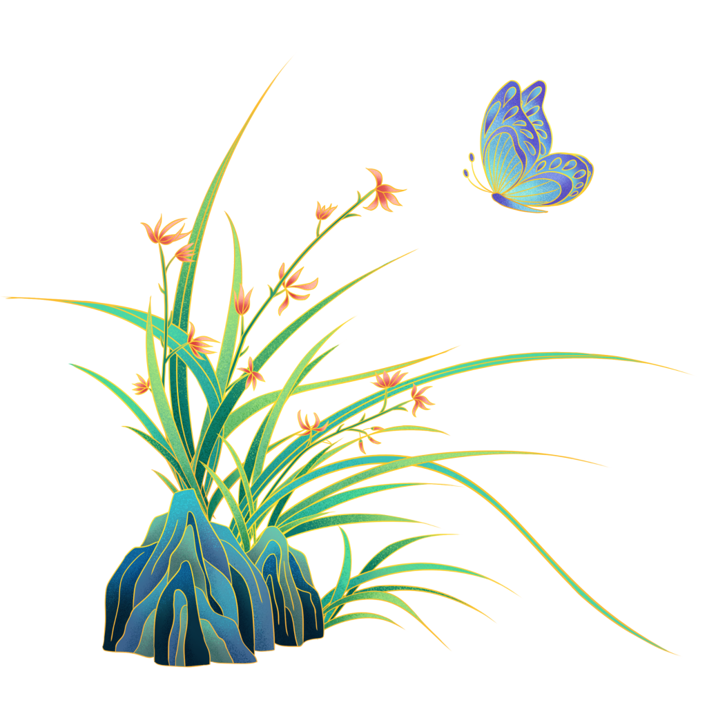中国风-植物插画