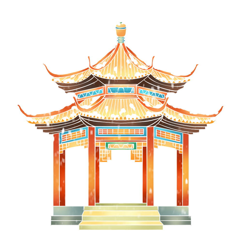 国潮古风亭子
