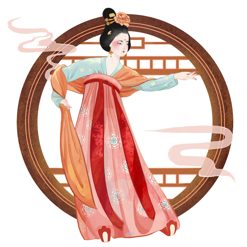 手绘-中国风人物插画