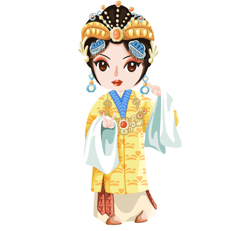 戏曲人物插画