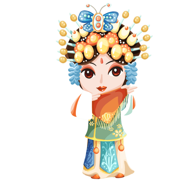 Q版京剧人物