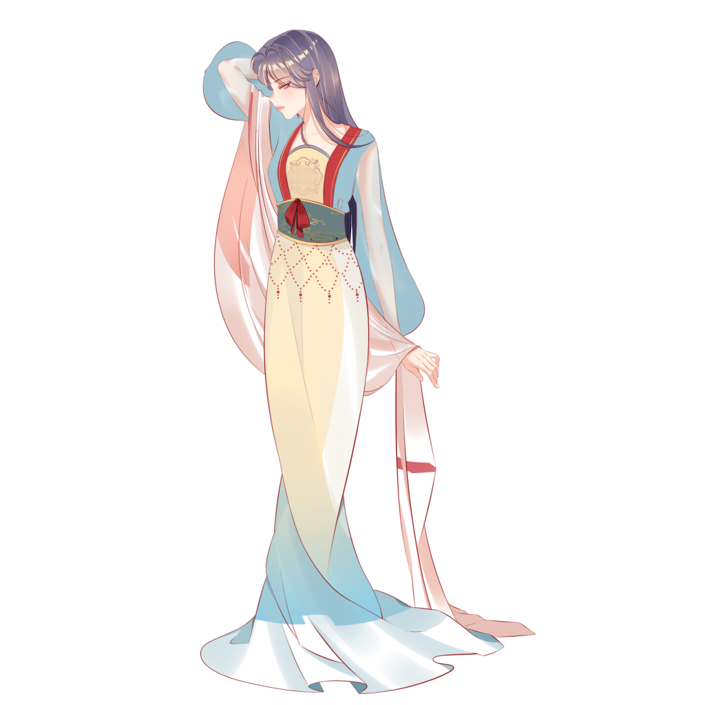 中国风女性人物插画