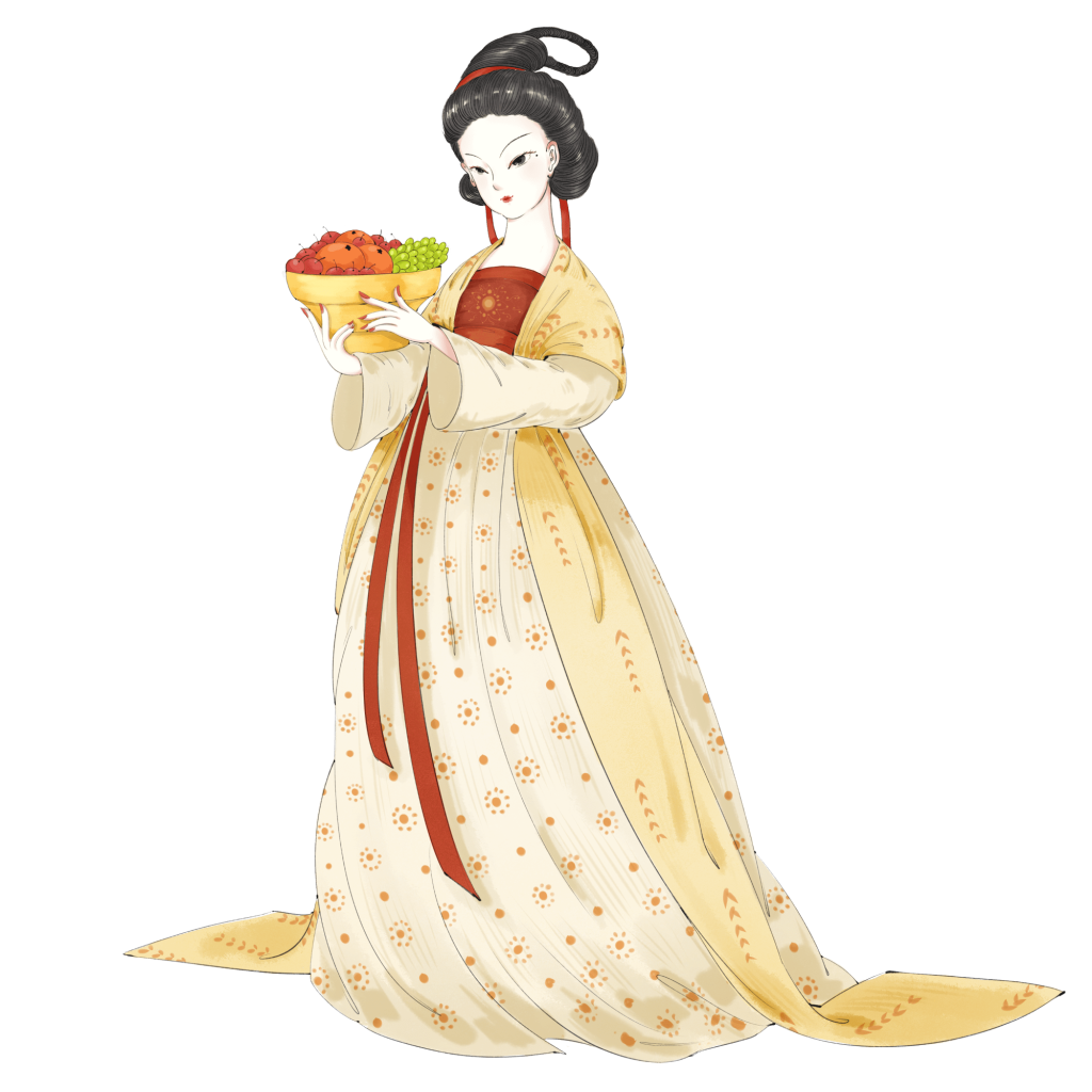 古风女性人物插画