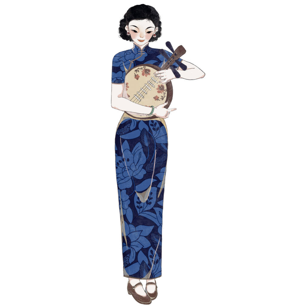 古风-古代精致美人插画