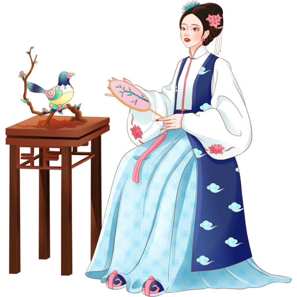 古风人物插画