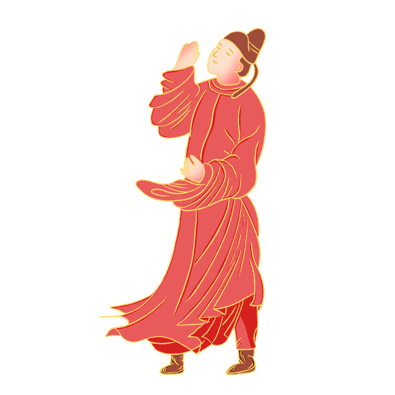 古风人物插画男